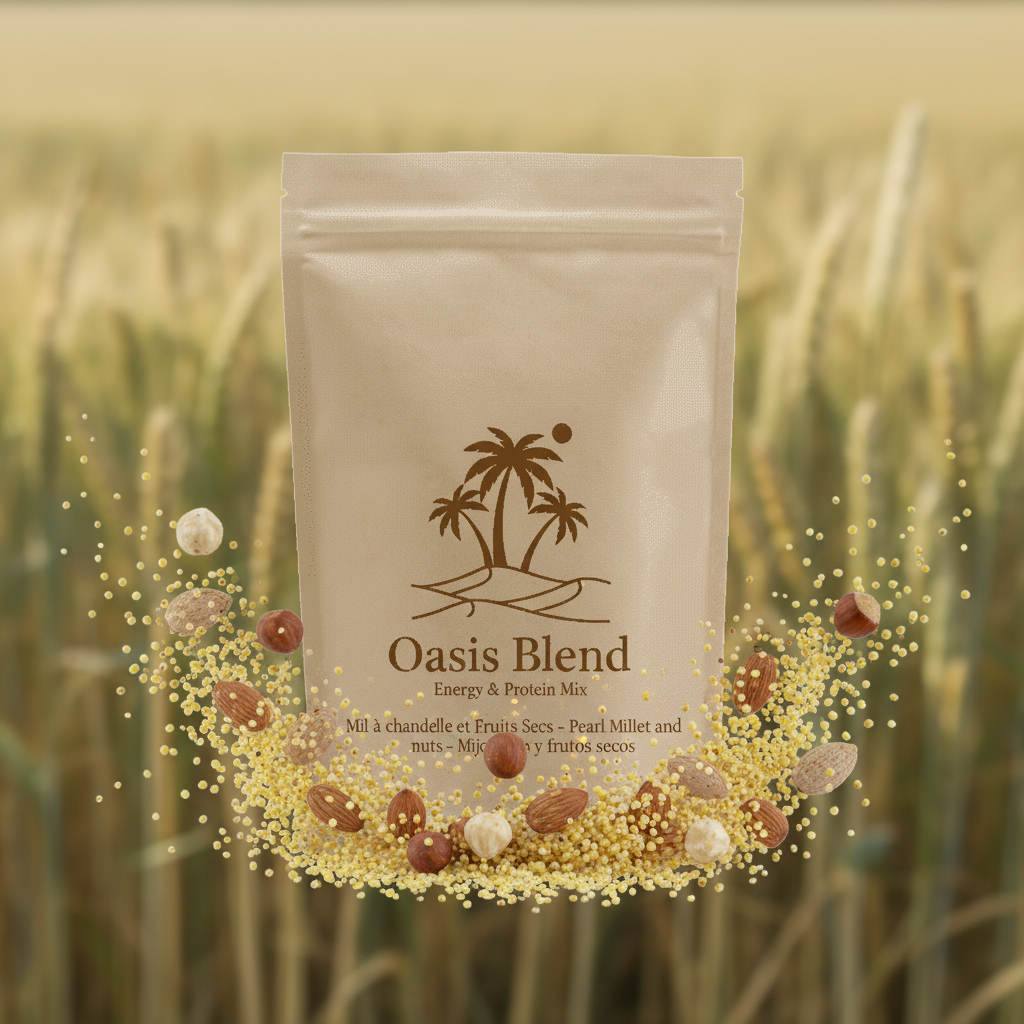 Oasis Blend à base de Mil à Chandelle et Fruits Secs